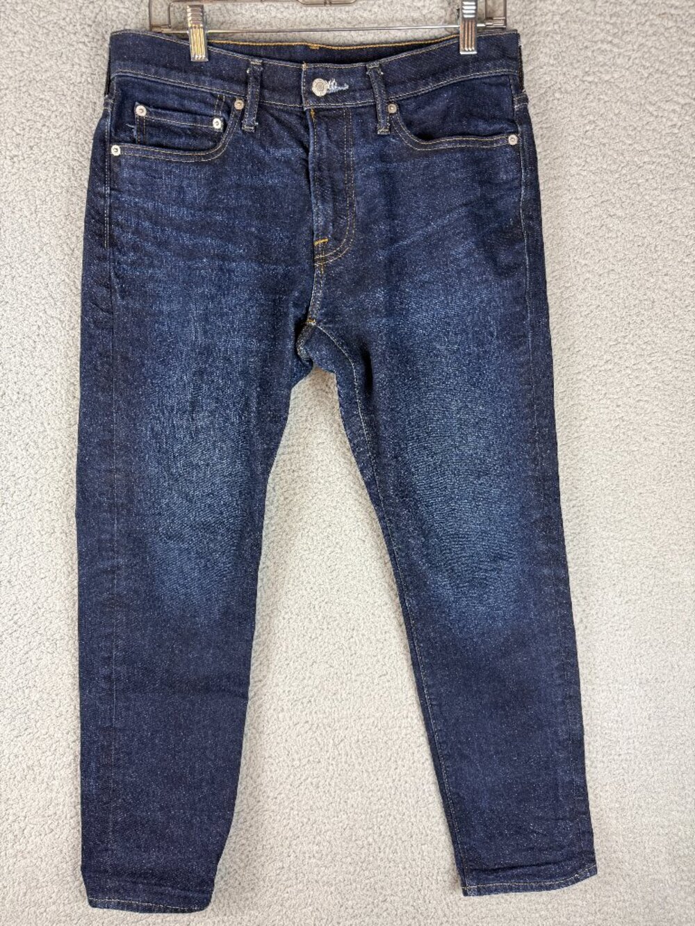 Abercrombie & Fitch Skinny Taper Stretch Jeans Dark Wash 31x28 Men's
